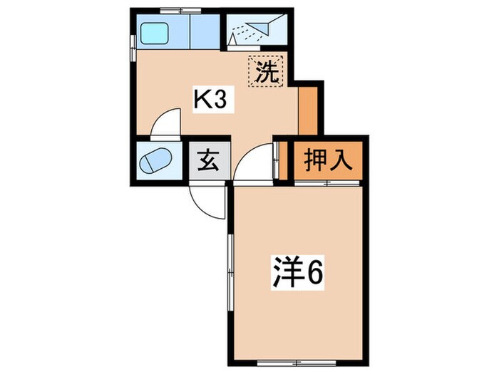 あじろ木ハウスの物件間取画像