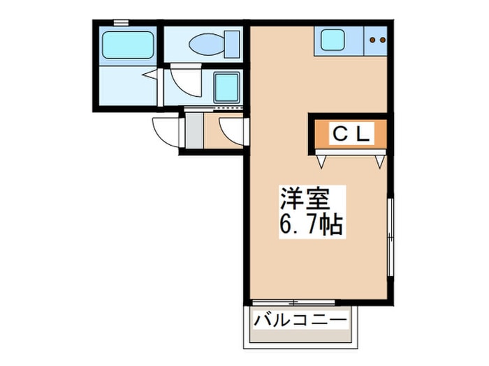 ウエストコーポの物件間取画像