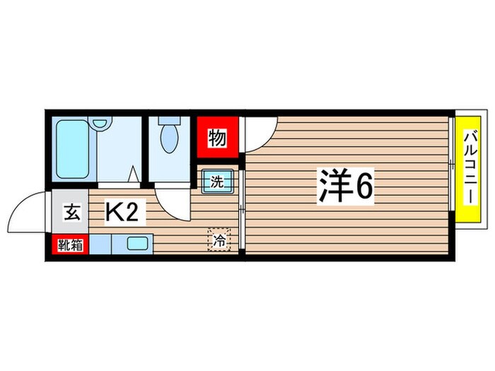 メゾンやまさきの物件間取画像