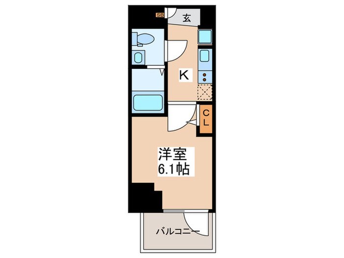 SHOKEN Residenceお花茶屋(706)の物件間取画像