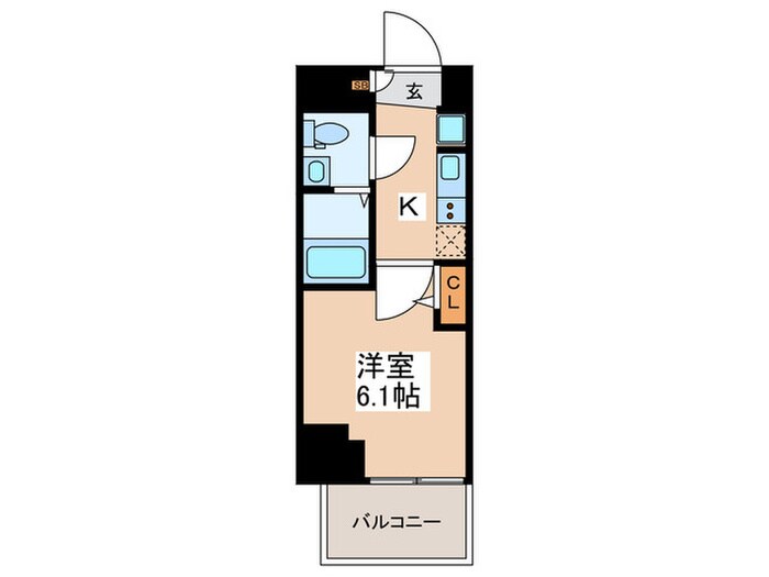 SHOKEN Residenceお花茶屋(904)の物件間取画像