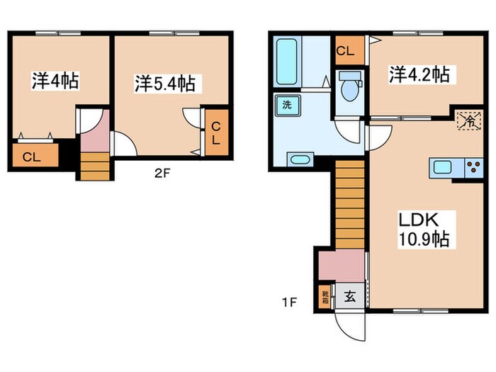 仮)板橋区高島平1丁目D-room新築の物件間取画像