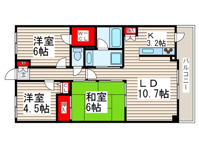 コスモ葛西臨海公園ﾛｲﾔﾙｺｰﾄの物件間取画像