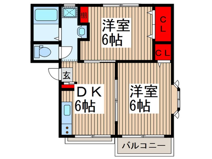 コンフォ―トハイツの物件間取画像