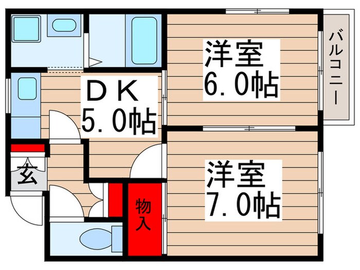 サントピア鎌ヶ谷の物件間取画像