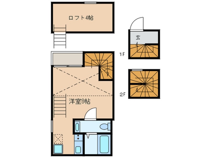 クレア神楽坂の物件間取画像