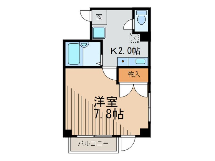 ライフコート鷺宮の物件間取画像