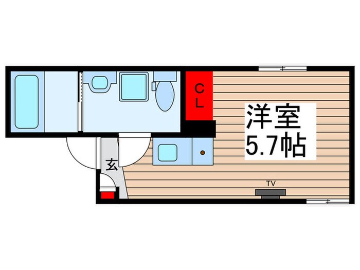 アンドレジデンス竹ノ塚の物件間取画像