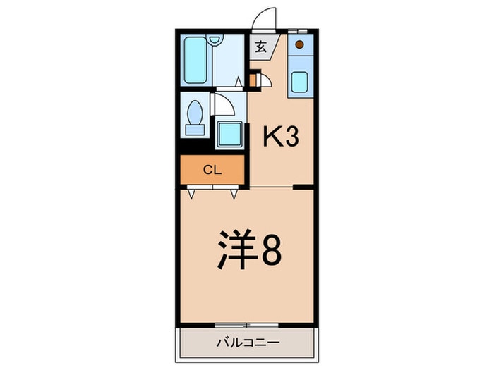 アスカレジデンスの物件間取画像