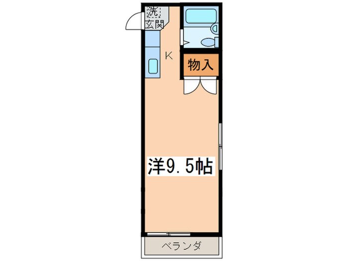 スカイハイツの物件間取画像