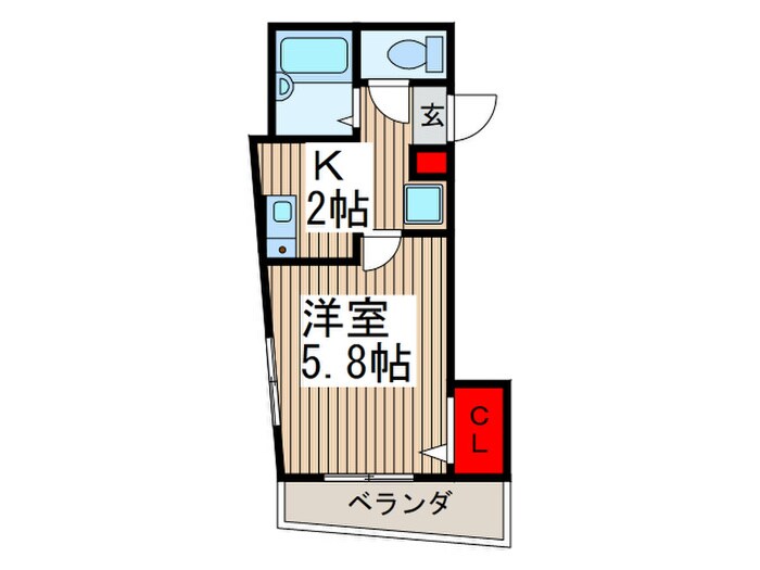 メゾンレトワ－ルの物件間取画像