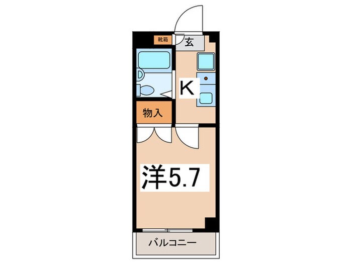 シャトール田口片倉の物件間取画像