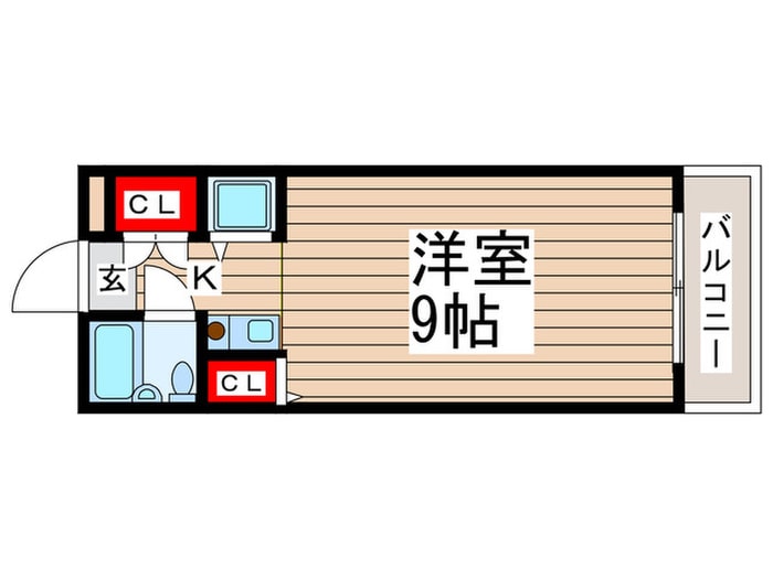 NHﾚｼﾞﾃﾞﾝｽ江古田（1-10-9-7）の物件間取画像