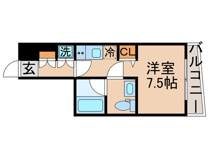 SQUARE CITY KANAMACHIの物件間取画像
