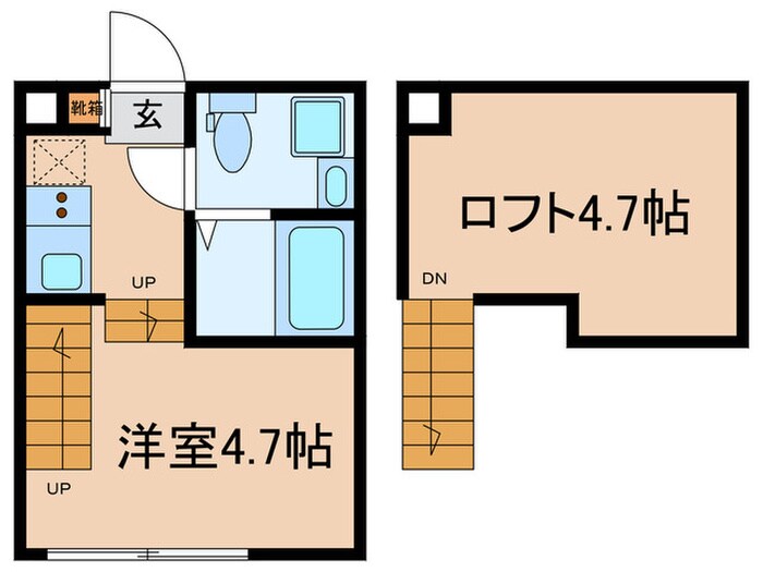 ハーモニーテラス三園Ⅳの物件間取画像