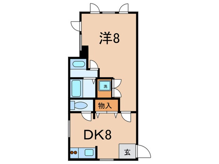 ＷＩＮＧ　ＦＵＲＵＹＡの物件間取画像