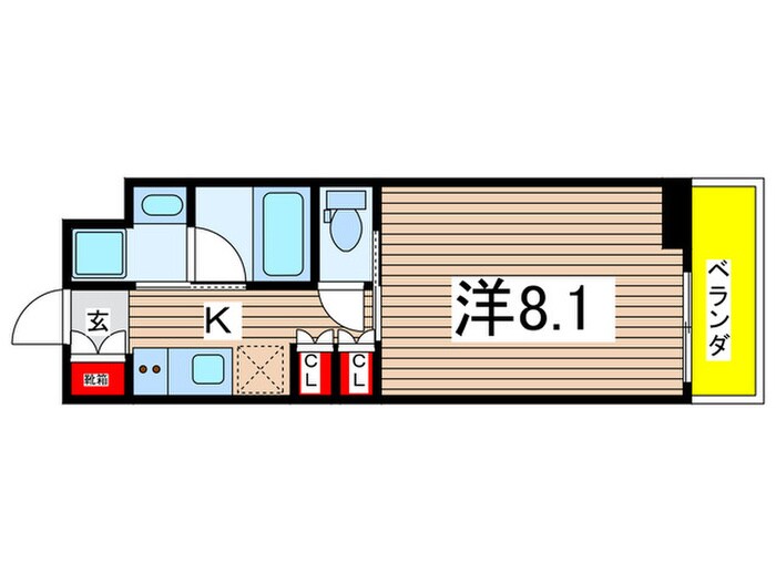 リテラス清澄白河の物件間取画像