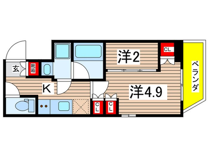 リテラス清澄白河の物件間取画像