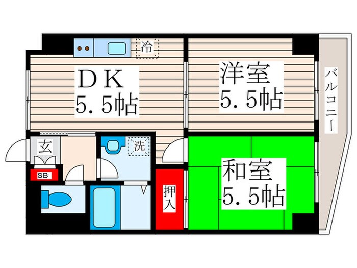 アヴニールの物件間取画像