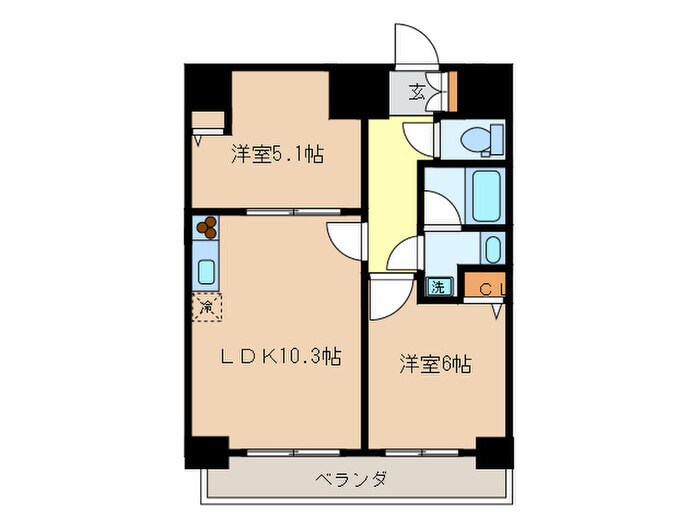 センテニアル王子神谷の物件間取画像