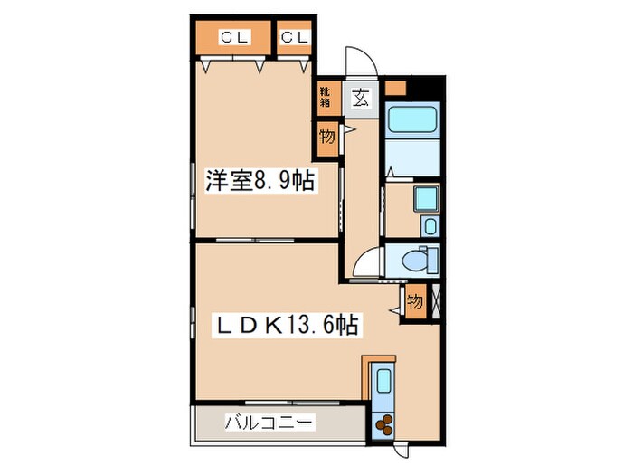 グランデュ－ル橋本の物件間取画像