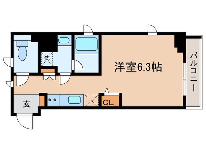 BCITYAPARTMENTIKEBUKUROWESTの物件間取画像