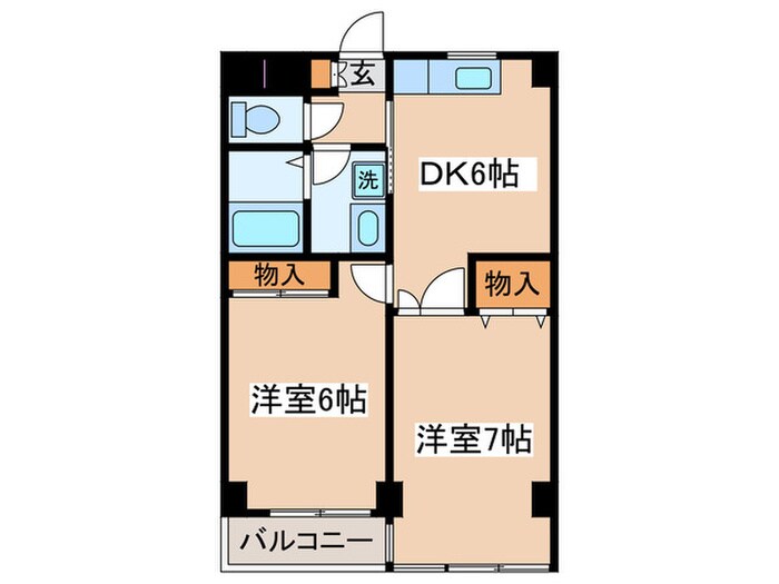 フェニックス鷺沼の物件間取画像