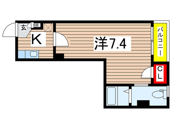 スパシエベレーザ綾瀬の物件間取画像