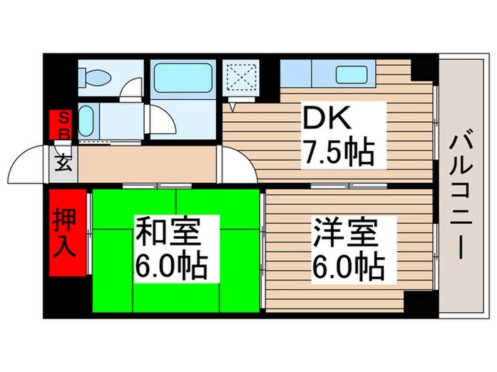 シュペリュールの物件間取画像