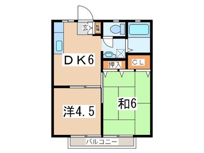 サニ－ハイツの物件間取画像