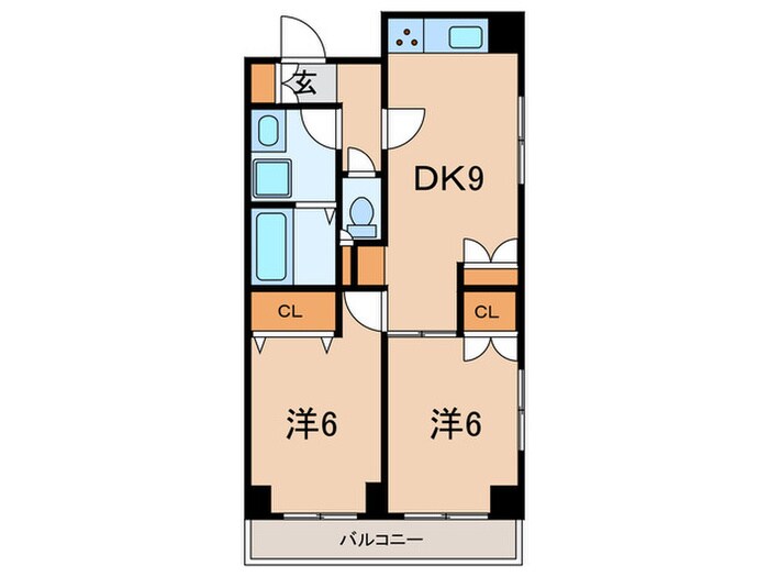 コスモリード大森西の物件間取画像