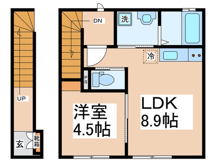 サンクリスタルⅡの物件間取画像