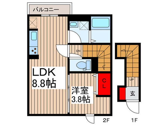 エクセリア高砂の物件間取画像