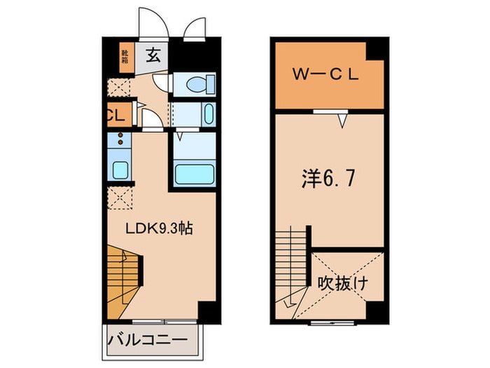 ベルデュ－ル小石川の物件間取画像