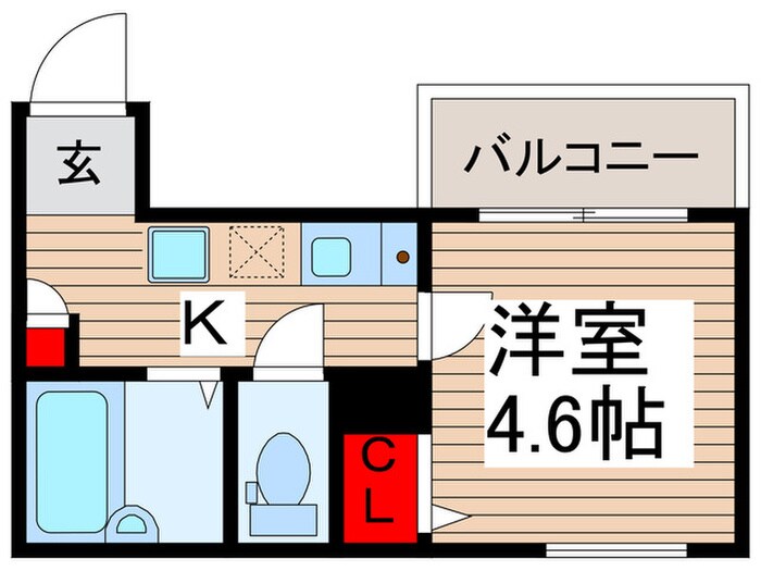 MELDIA北与野の物件間取画像