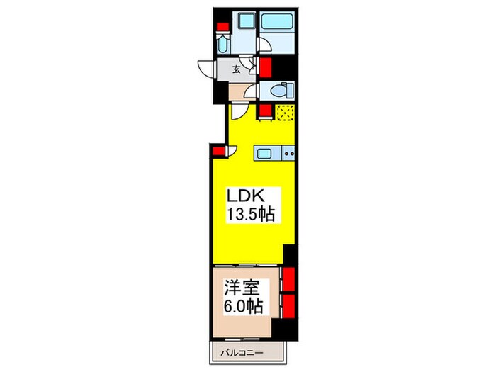 ザ・パークハビオ日本橋三越前の物件間取画像
