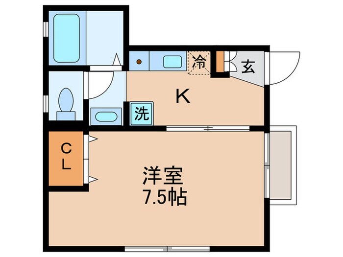 パルコート西糀谷の物件間取画像