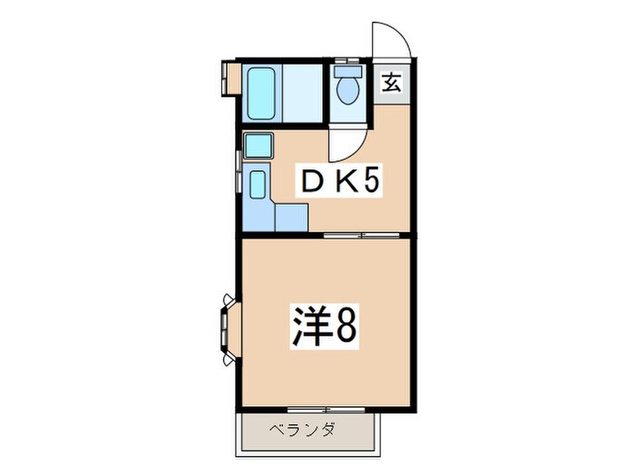 前田ハイツの物件間取画像