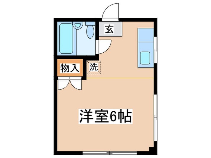 内野ハイツの物件間取画像