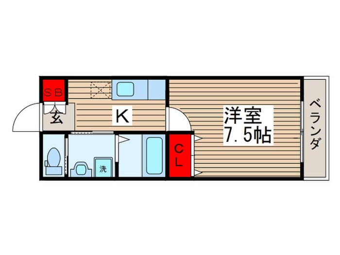 アリビオ松戸の物件間取画像