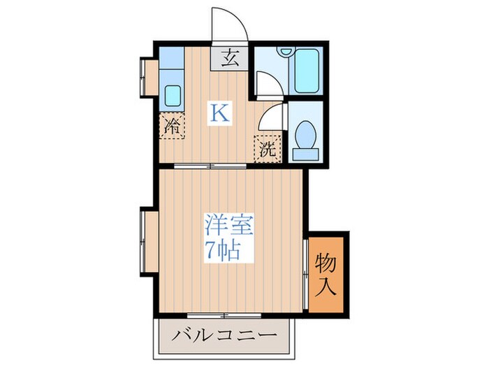 グリ－ンハイツの物件間取画像