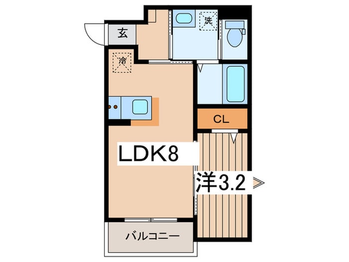 クレスト大和東の物件間取画像