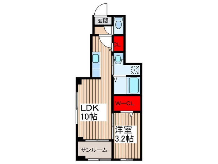 ル・ベリエの物件間取画像