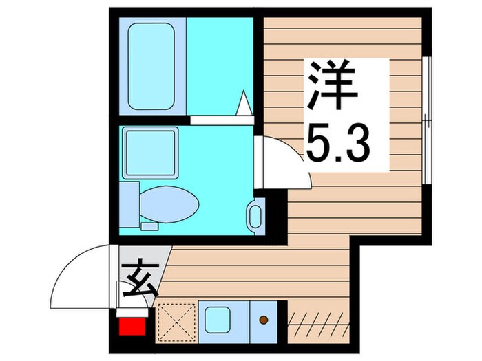 オアシス五反野の物件間取画像