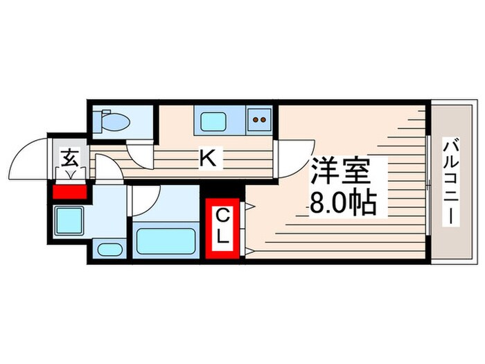 メインステージ西葛西Ⅱ(407)の物件間取画像