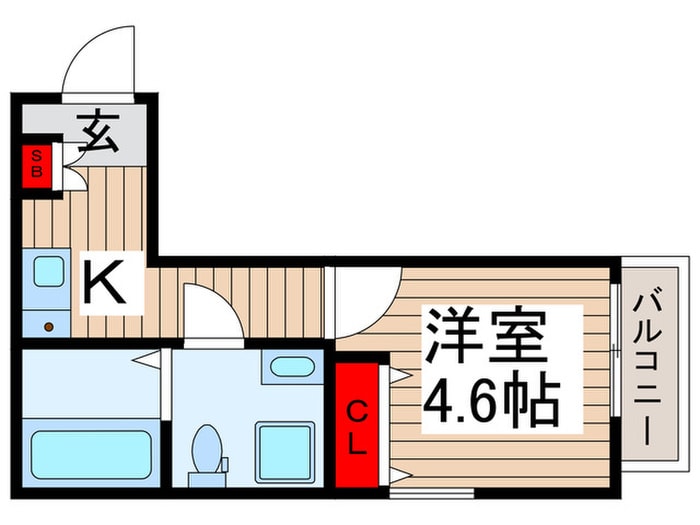 仮)ミュオン北千住の物件間取画像