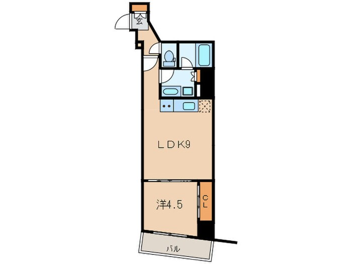 ｻﾞ･ﾊﾟｰｸﾊﾋﾞｵ日本橋小伝馬町の物件間取画像