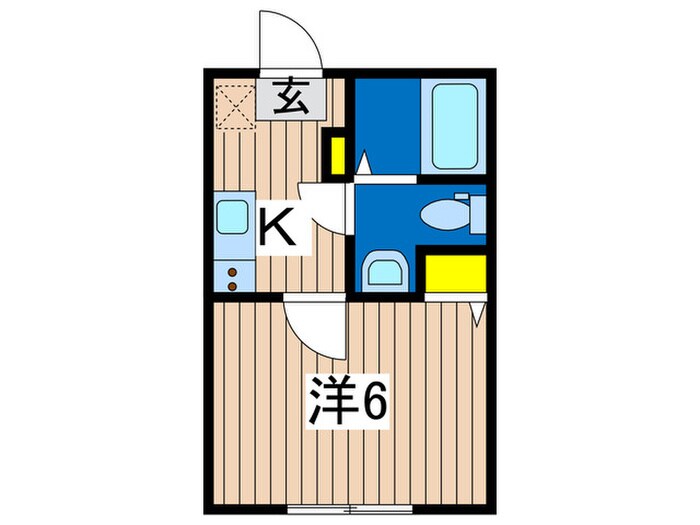 South Lagoon六ッ川１丁目の物件間取画像