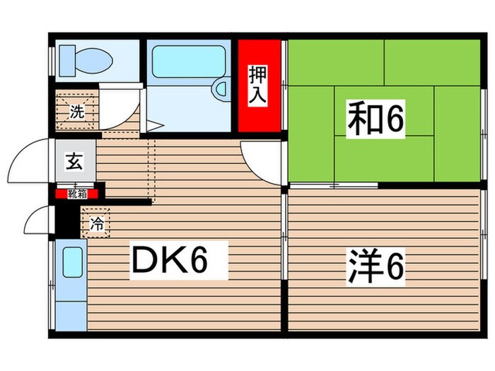 エステ－トピア多摩の物件間取画像