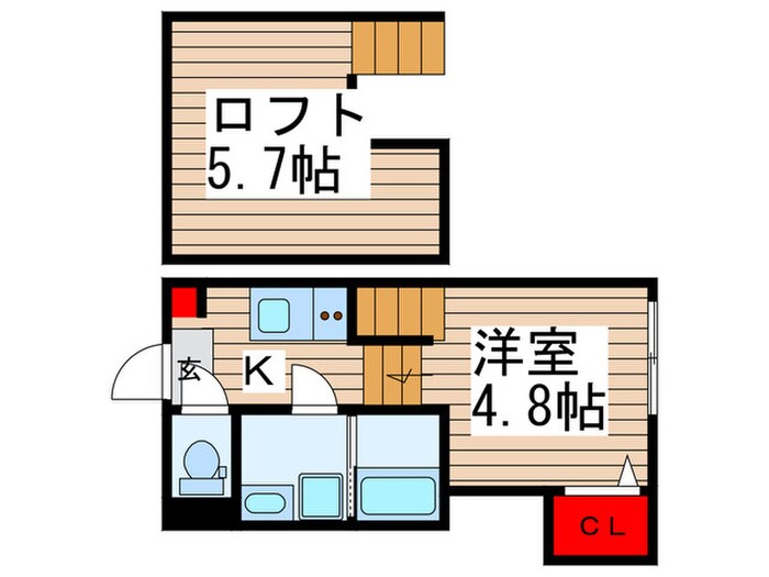 ドミールエリノの物件間取画像